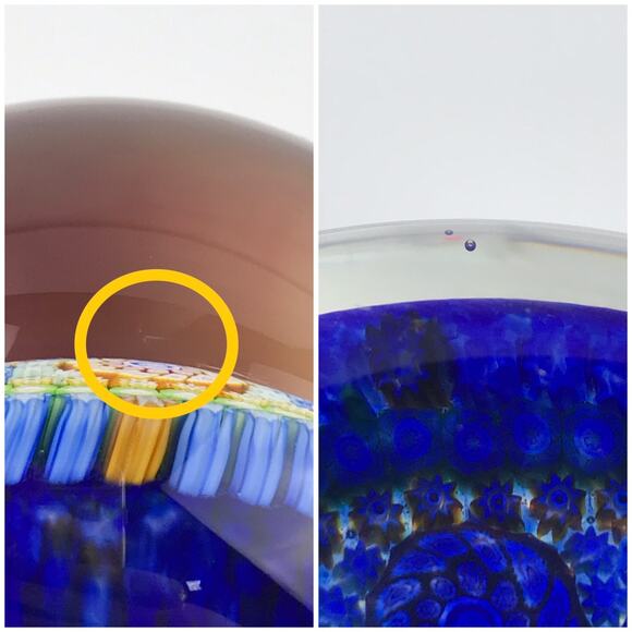 Perthshire PP106 1988 Large Complex Cane Closepack Millefiori Twist Paperweight - Picture 12 of 15